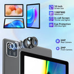 MB1001 10.1 Inch Android 13 Tablet 6GB RAM 64GB ROM 128GB Expandable 5000mAh Battery HD Touch Screen With Cooling Stand Holder