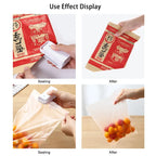 Mini Hea Bag Seal Machine Package Sealer Bags Thermal Plastic Food Bag