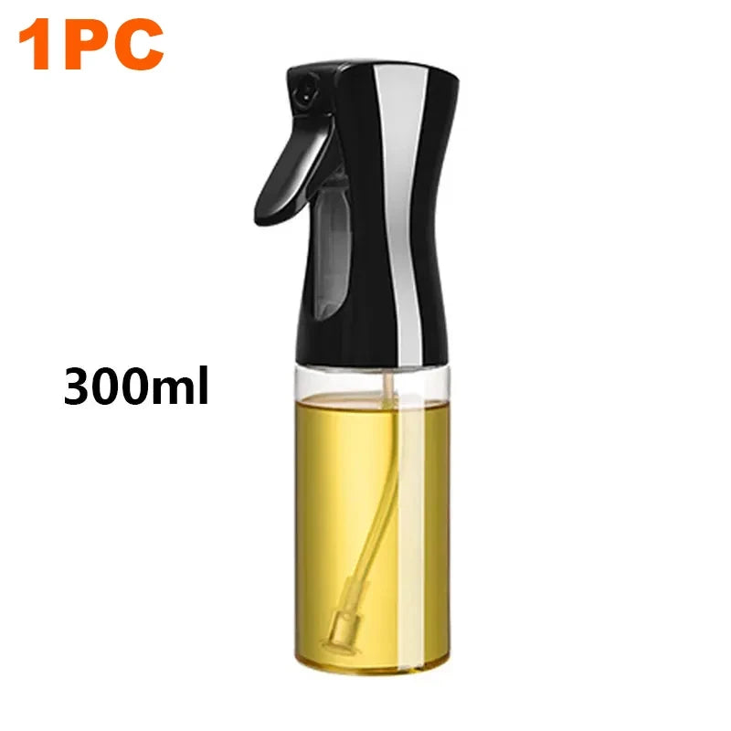 200/300/500ml Oil Spray Bottle BBQ Cooking Olive Oil Sprayer Plastic Baking Oil Spray Empty Bottle Vinegar Bottle Or  Oil brush