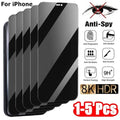 Privacy Screen Protector For iPhone 16 Pro 13 17 15 11 12 14 Pro Max 16e Mini Anti-spy Glass For iPhone SE 2022 8 7 Plus XR Air
