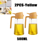 200/300/500ml Oil Spray Bottle BBQ Cooking Olive Oil Sprayer Plastic Baking Oil Spray Empty Bottle Vinegar Bottle Or  Oil brush