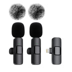 K60 NEW Wireless Lavalier Microphone Audio Video Recording Mini Mic For iPhone Android Laptop Gaming Mobile Phone Microphone